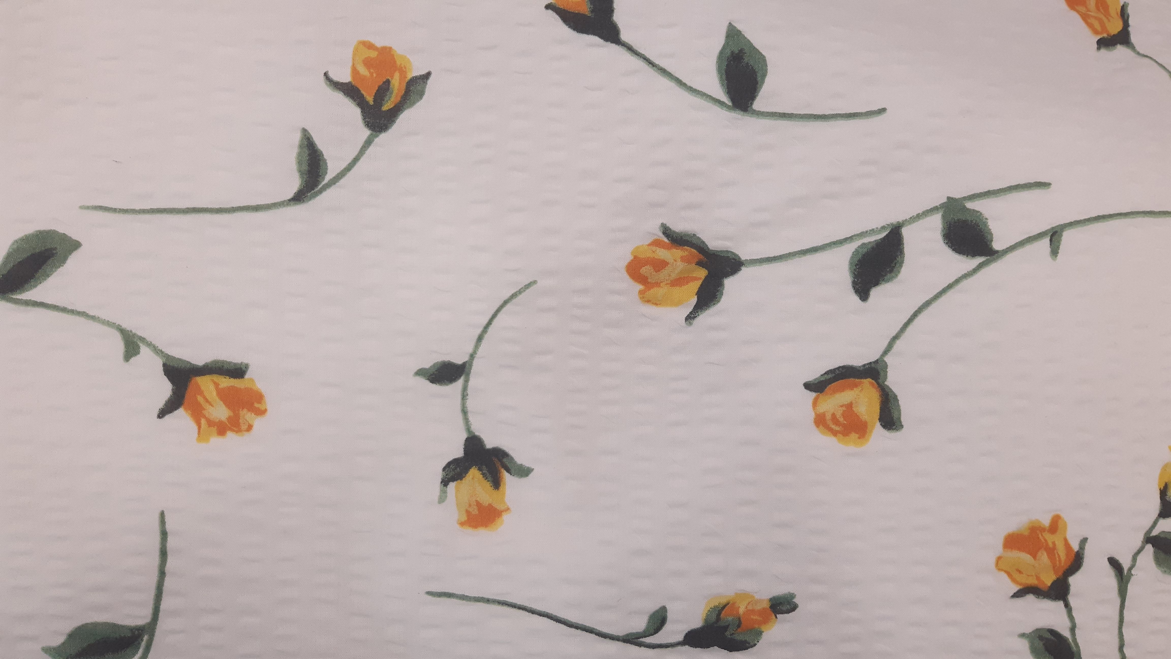Preview: Tuchentbezug, Rose gelb, 135/200 Hoteleinschlag