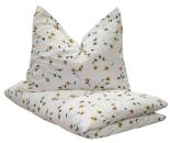 Tuchentbezug, Rose gelb, 140/200 mit Zipp