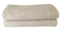 Roses braun, Duschtuch 70/140